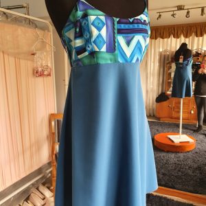 Vestido color petróleo talla 38