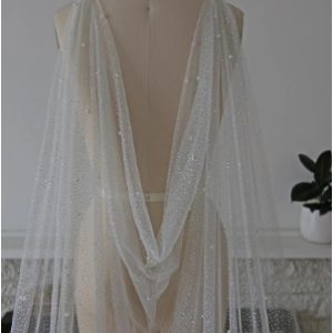 velo hombros 2.5 m ivory