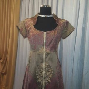 vestido dorado talla 42/44