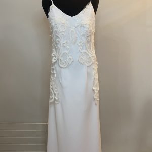 Vestido confección propia blanco talla 38