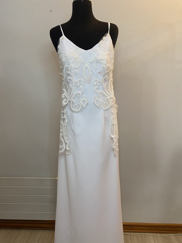 Vestido confección propia blanco talla 38