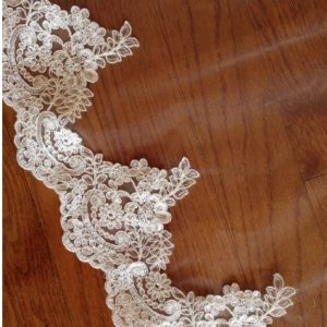 Velo 2.5 m peineta Ivory
